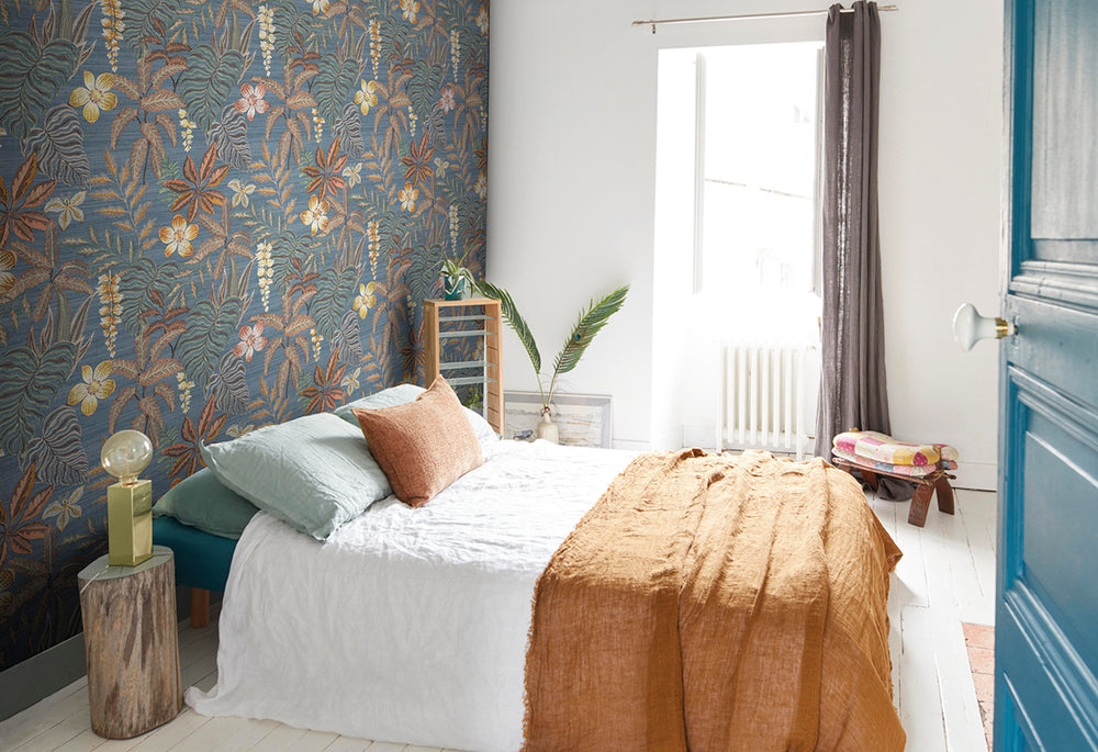 HookedOnWalls JV 602 Jaipur Jardin Tropical - metallic behang 6800Afbeelding 2