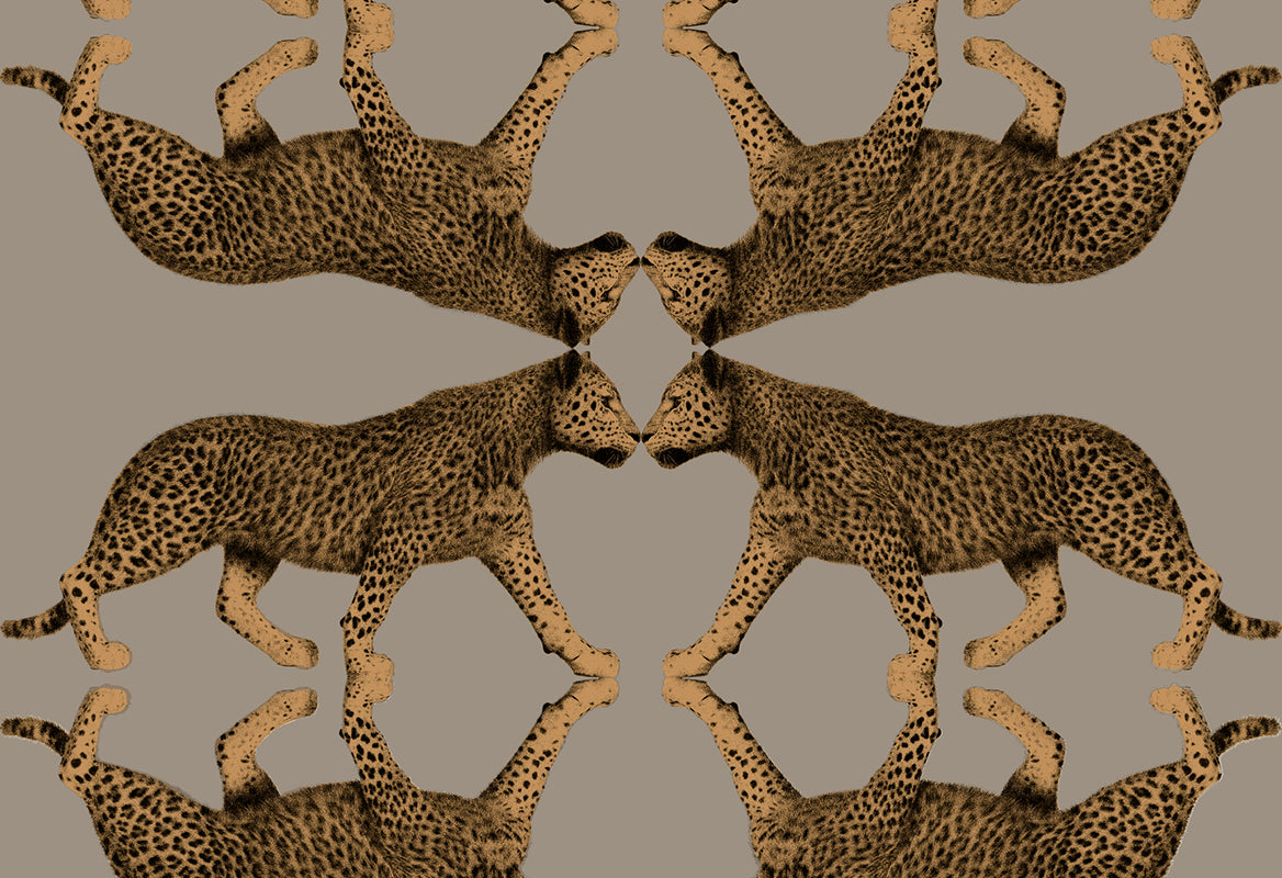 HookedOnWalls Leopard Walk Sabor behang 15330Afbeelding 1