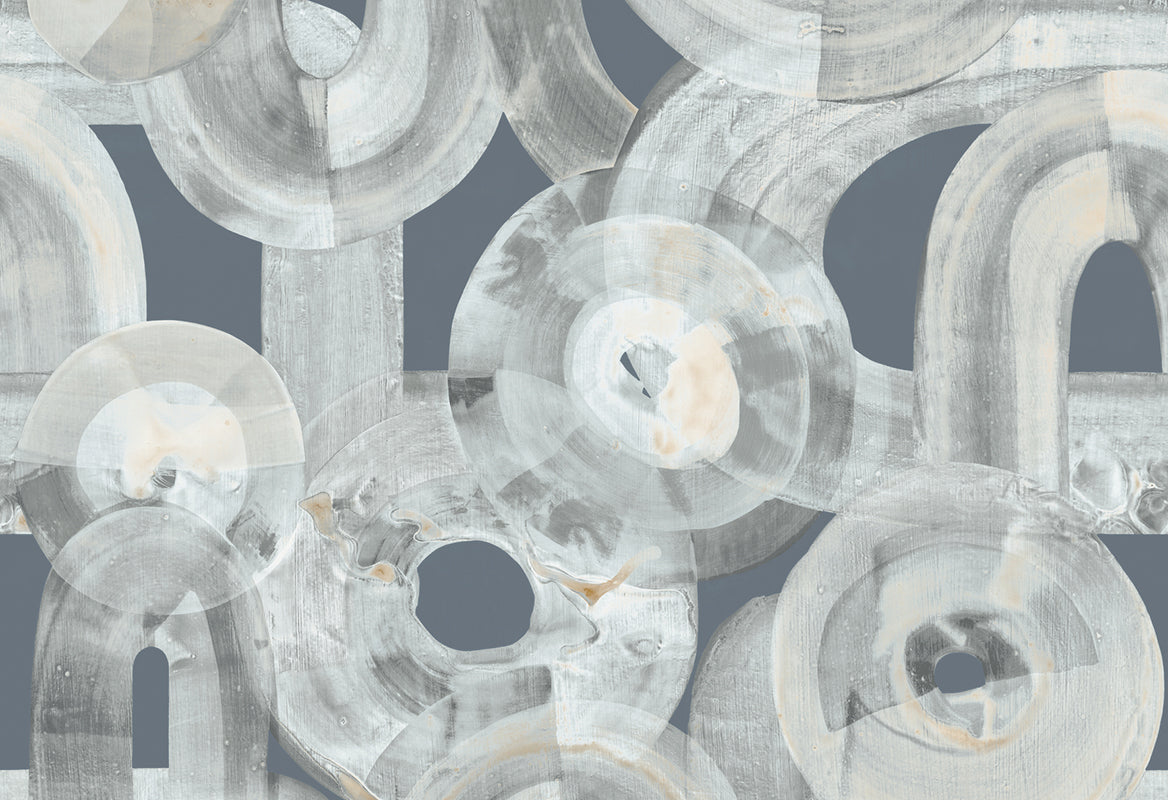 HookedOnWalls Liaison Curved Brush behang 46316Afbeelding 1