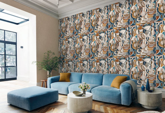 HookedOnWalls Linen Lyrics Eclettico behang 34741Afbeelding 2