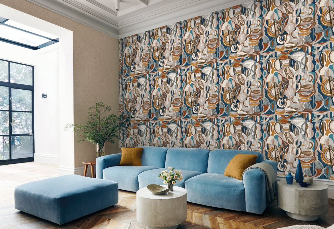 HookedOnWalls Linen Lyrics Eclettico behang 34740Afbeelding 2