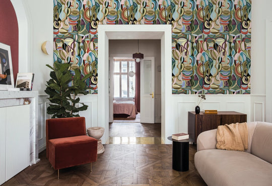 HookedOnWalls Linen Lyrics Eclettico behang 34743Afbeelding 3