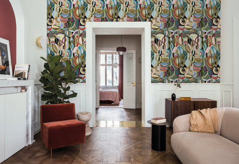 HookedOnWalls Linen Lyrics Eclettico behang 34741Afbeelding 3