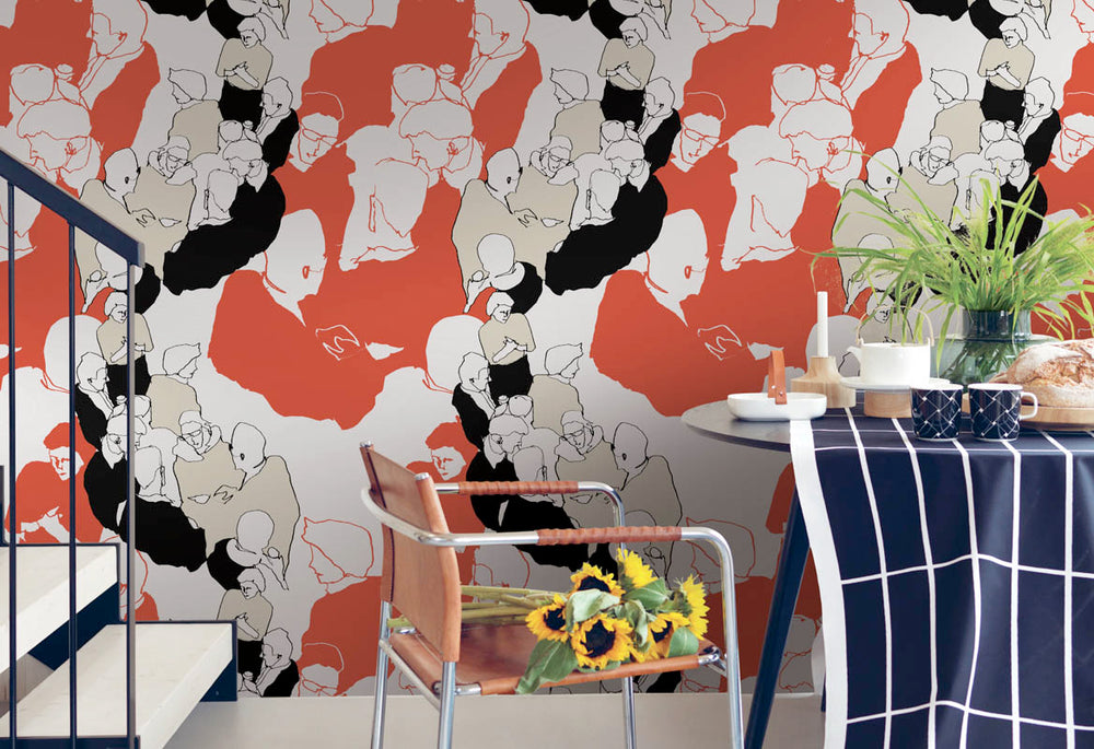 HookedOnWalls Marimekko Volume 05 Ystävät behang 23361Afbeelding 2