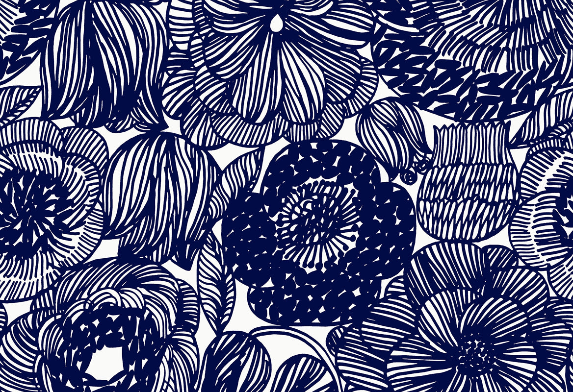 HookedOnWalls Marimekko Volume 06 Kurjenpolvi behang 25182Afbeelding 1