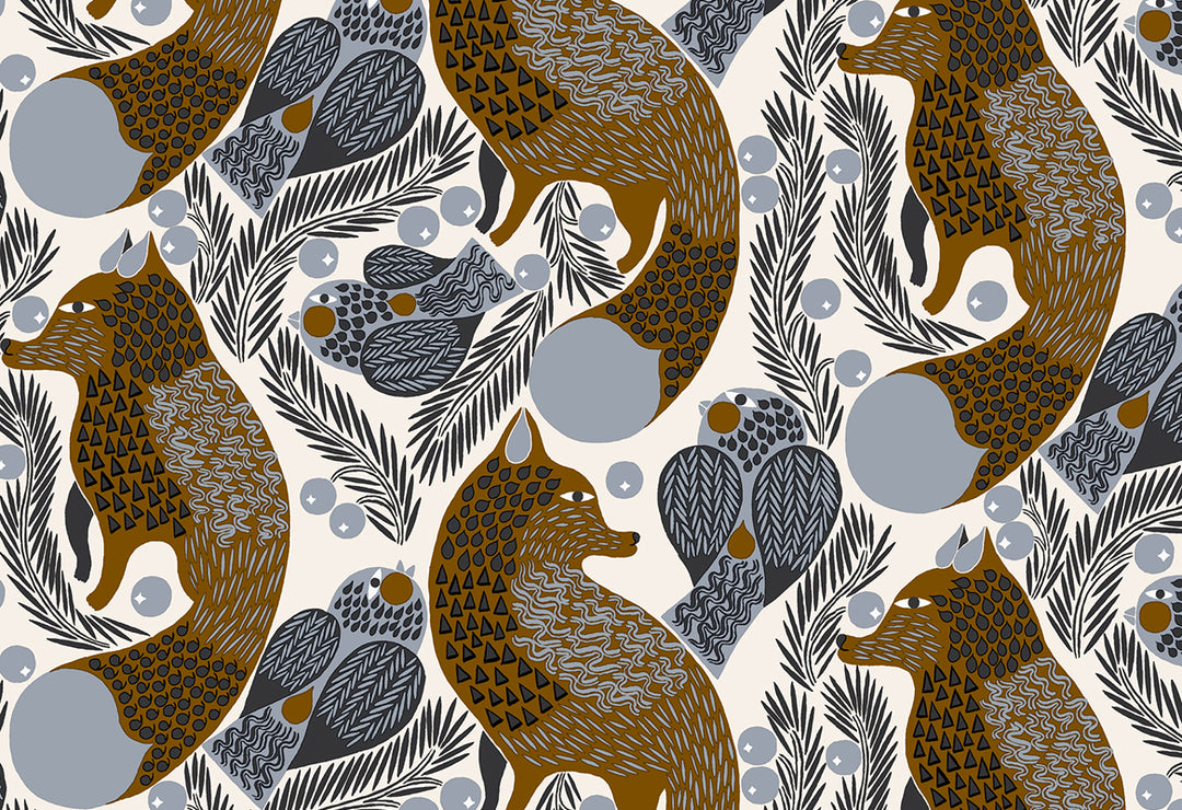HookedOnWalls Marimekko Volume 06 Ketunmarja behang 25176Afbeelding 1