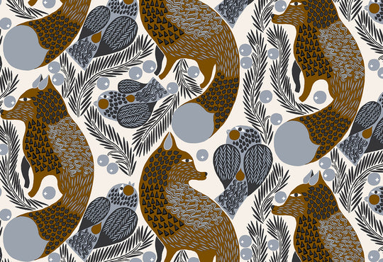HookedOnWalls Marimekko Volume 06 Ketunmarja behang 25176Afbeelding 1
