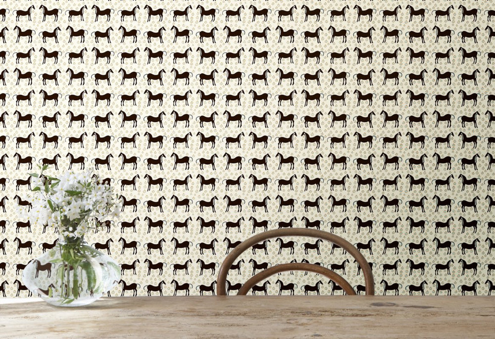 HookedOnWalls Marimekko Volume 06 Musta Tamma behang 25171Afbeelding 2