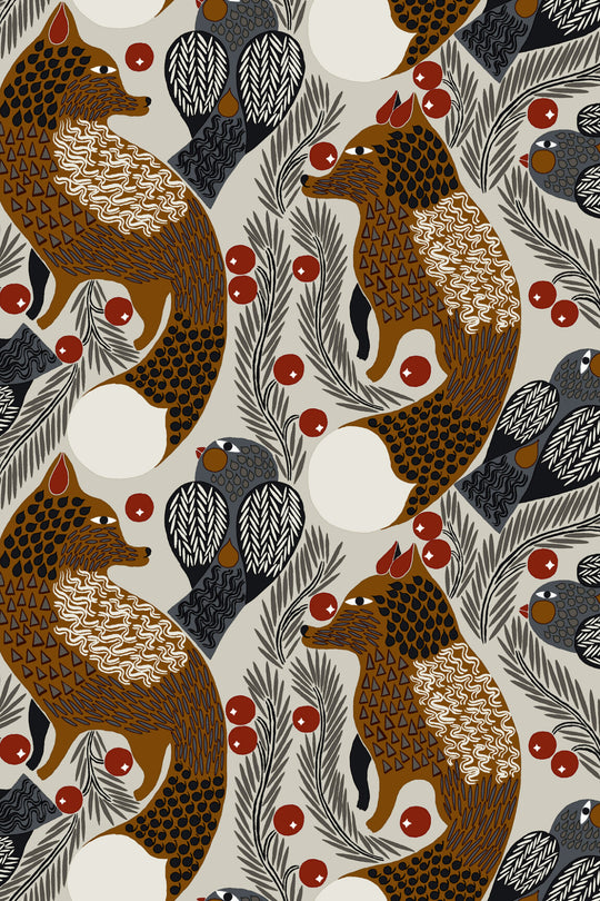HookedOnWalls Marimekko Volume 06 Ketunmarja behang 25175Afbeelding 3