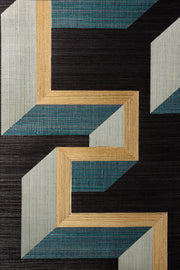 ARTE Detour Marqueterie 72703 afbeelding 1 "Zwart / Grijs","Blauw","Turkoois"