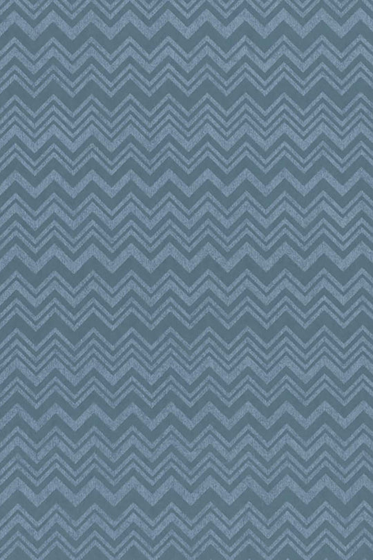 ARTE Zig Zag Missoni Home Wallcoverings 02 10122 afbeelding 1 "Blauw"