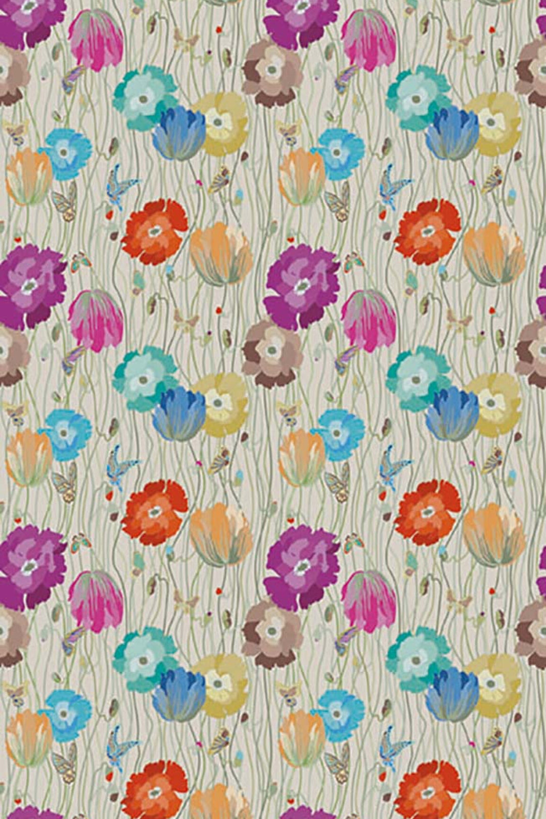 ARTE Poppies Missoni Home Wallcoverings 02 10194 afbeelding 1 "Multi"