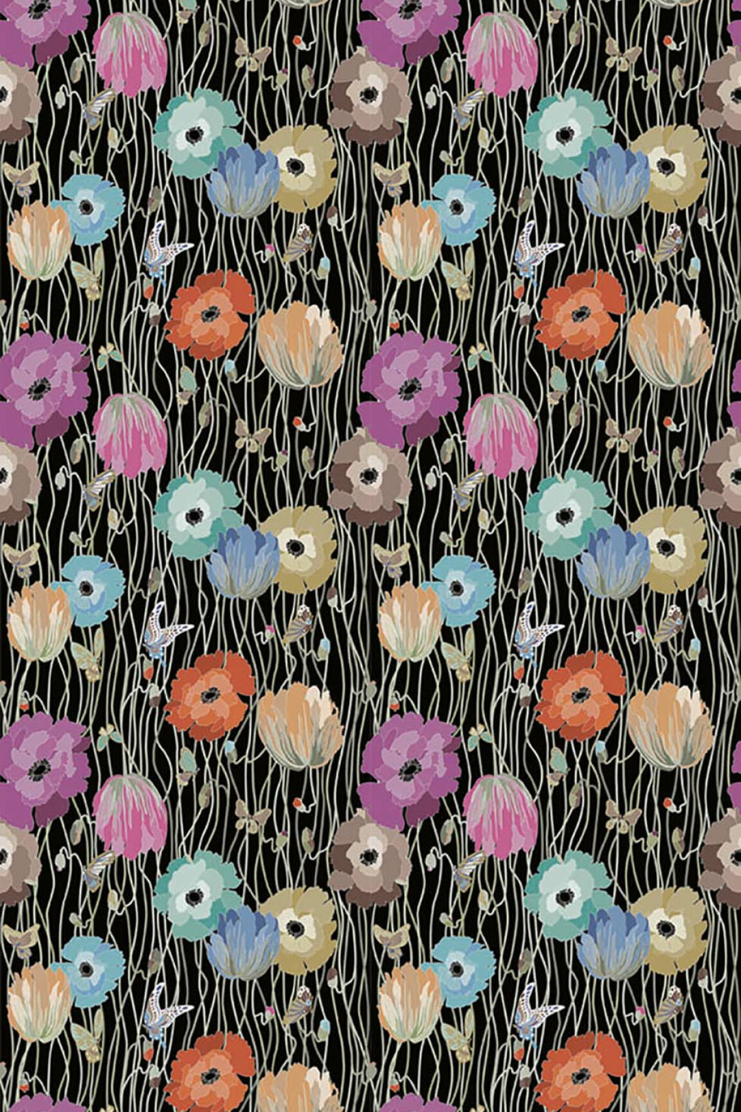 ARTE Poppies Missoni Home Wallcoverings 02 10195 afbeelding 1 "Multi"