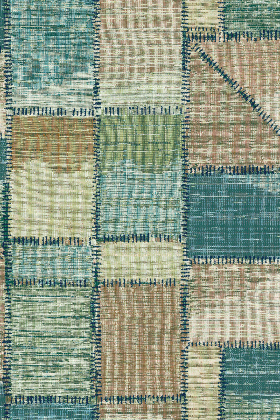 ARTE Patchwork Missoni Home Wallcoverings 03 10243 afbeelding 1 "Groen"