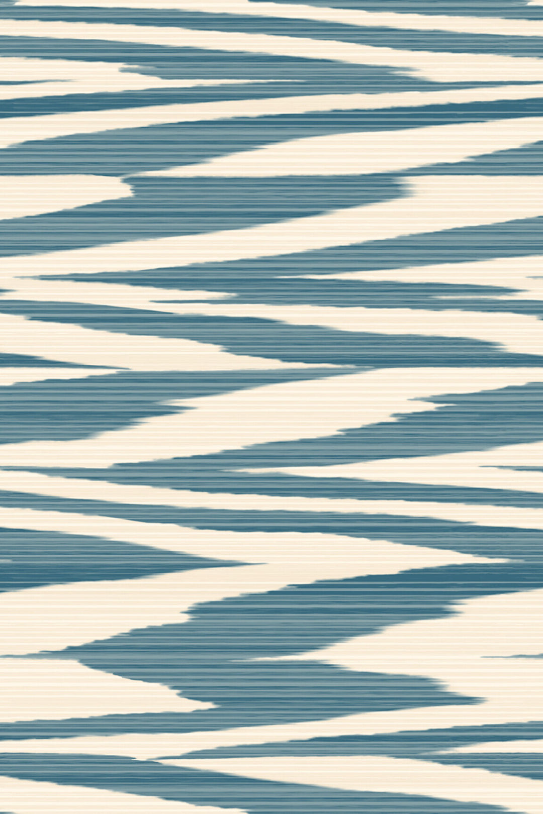 ARTE Flamed Zigzag Missoni Home Wallcoverings 04 10340 afbeelding 1 "Blauw","Naturel"