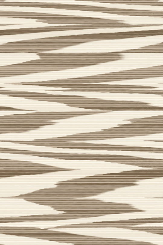 ARTE Flamed Zigzag Missoni Home Wallcoverings 04 10342 afbeelding 1 "Bruin","Naturel"