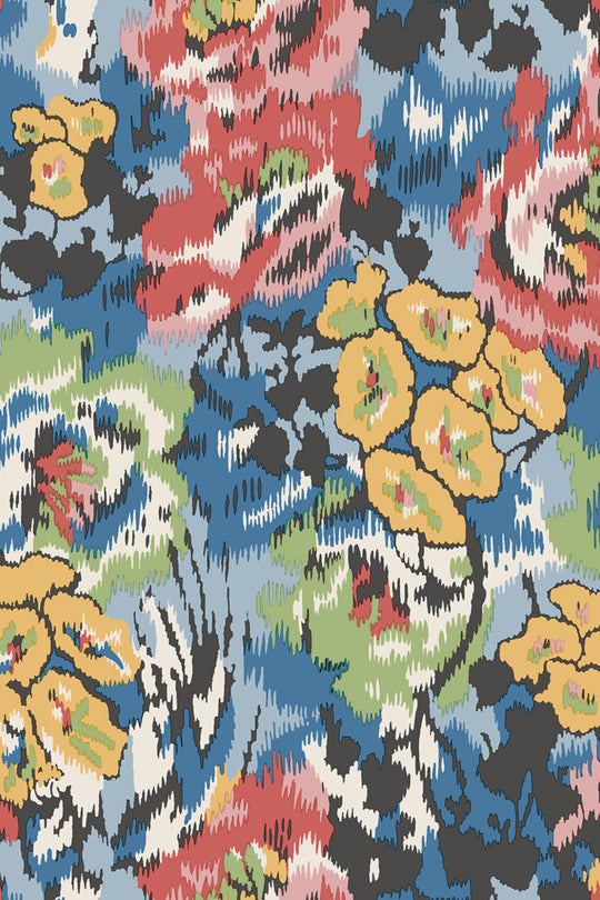 ARTE Flower Pot Missoni Home Wallcoverings 04 10300 afbeelding 1 "Multi","Geel","Blauw"
