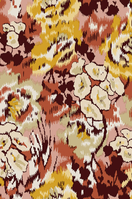 ARTE Flower Pot Missoni Home Wallcoverings 04 10302 afbeelding 1 "Geel","Naturel","Roze","Rood"