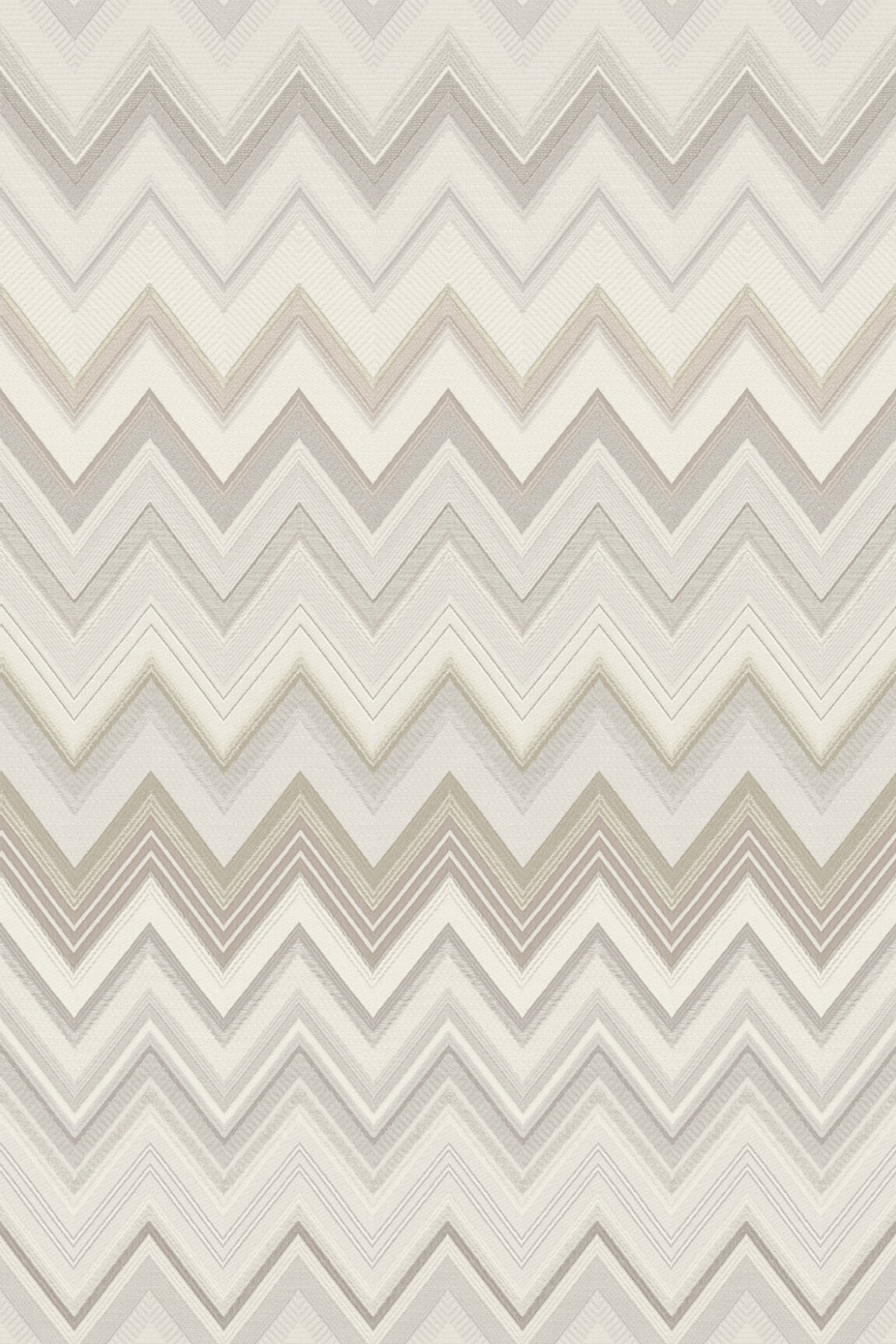 ARTE Happy Zigzag Missoni Home Wallcoverings 04 10331 afbeelding 1 "Bruin","Naturel"