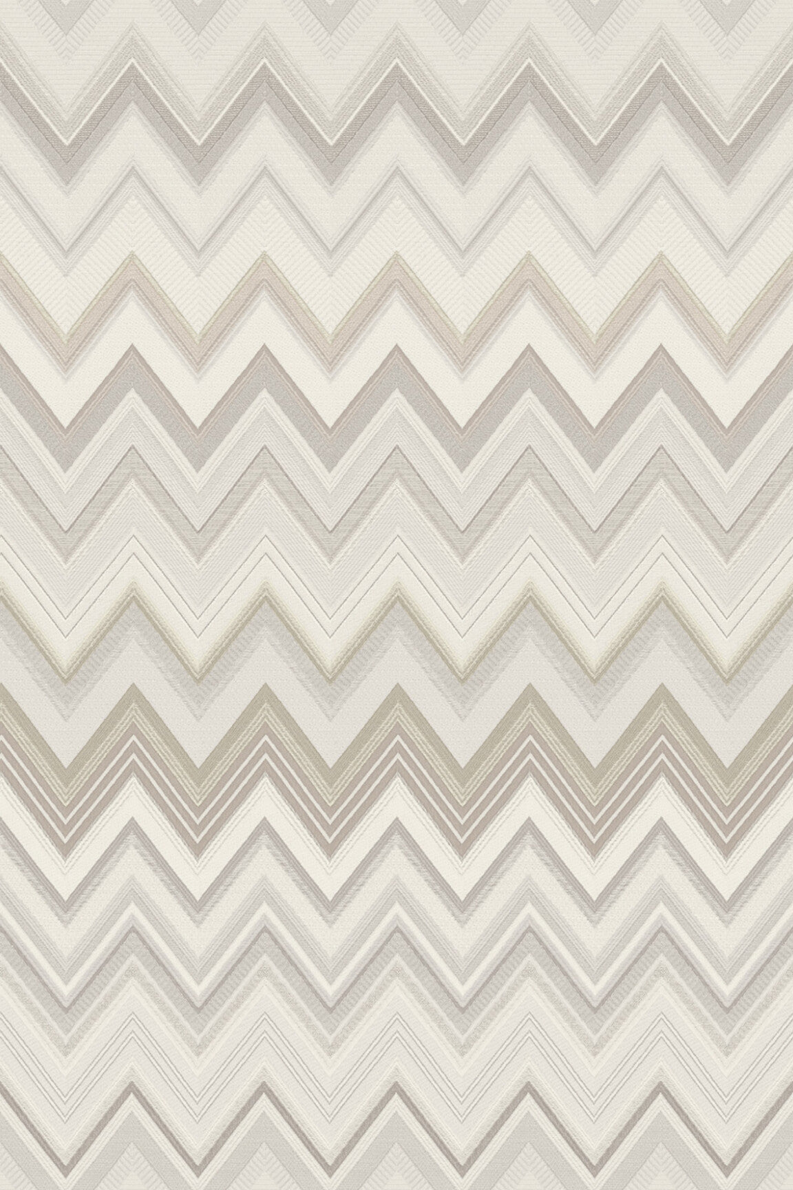 ARTE Happy Zigzag Missoni Home Wallcoverings 04 10331 afbeelding 1 "Bruin","Naturel"