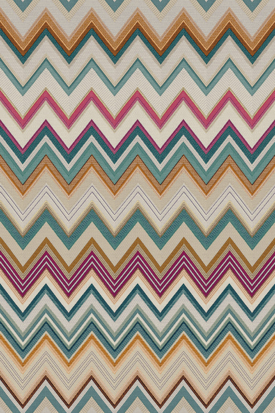 ARTE Happy Zigzag Missoni Home Wallcoverings 04 10332 afbeelding 1 "Multi","Rood"