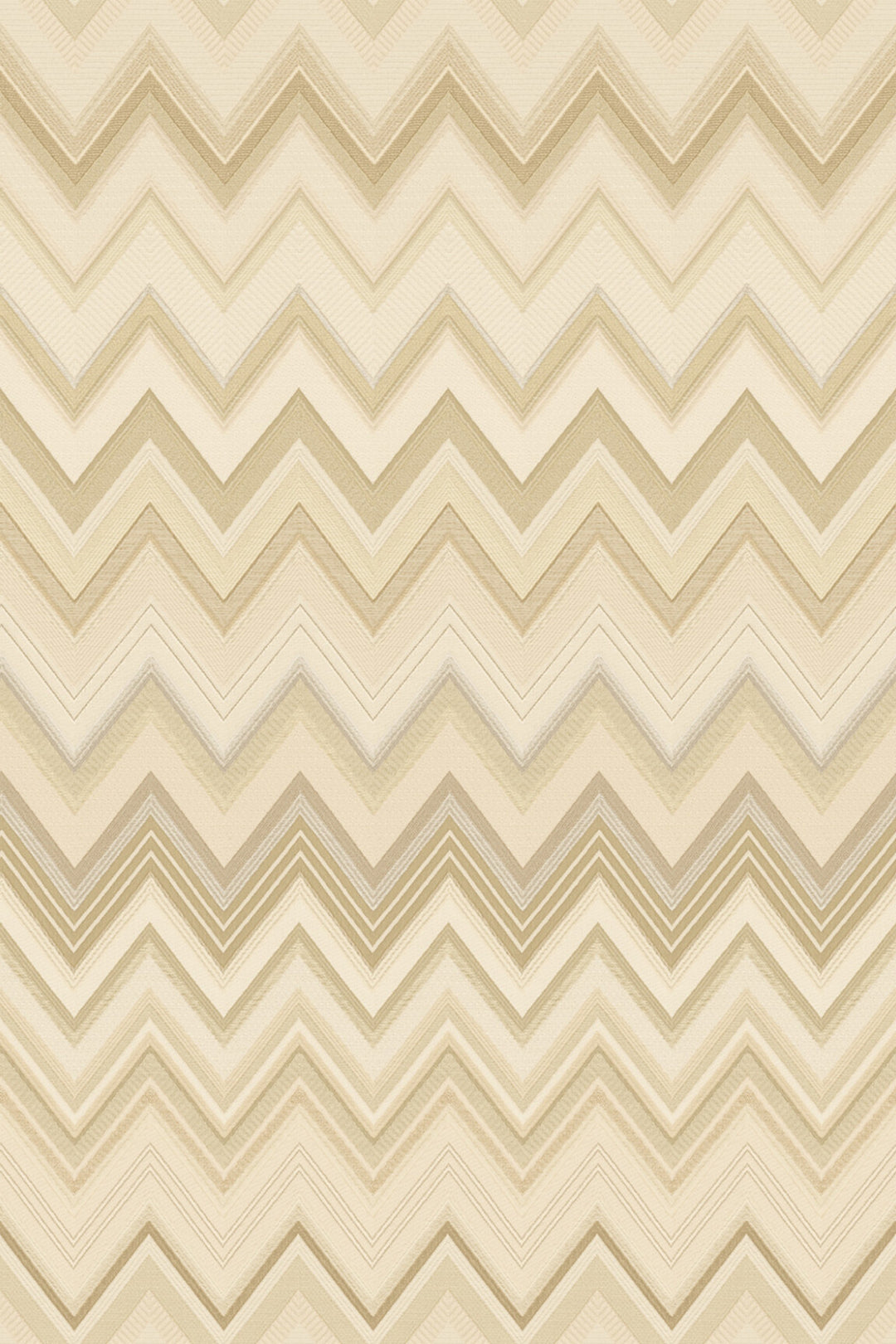 ARTE Happy Zigzag Missoni Home Wallcoverings 04 10334 afbeelding 1 "Bruin","Naturel"