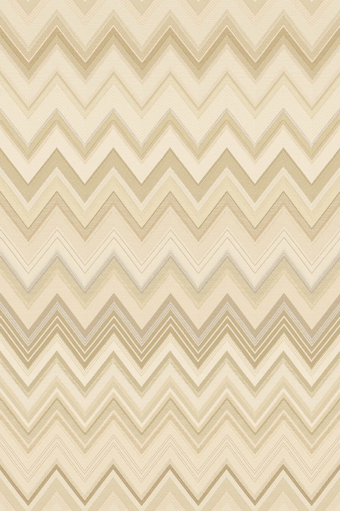 ARTE Happy Zigzag Missoni Home Wallcoverings 04 10334 afbeelding 1 "Bruin","Naturel"
