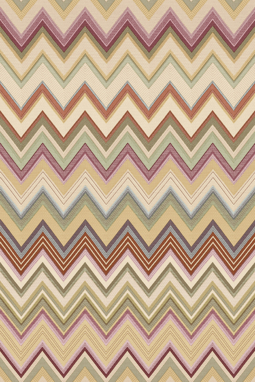 ARTE Happy Zigzag Missoni Home Wallcoverings 04 10336 afbeelding 1 "Multi","Naturel"