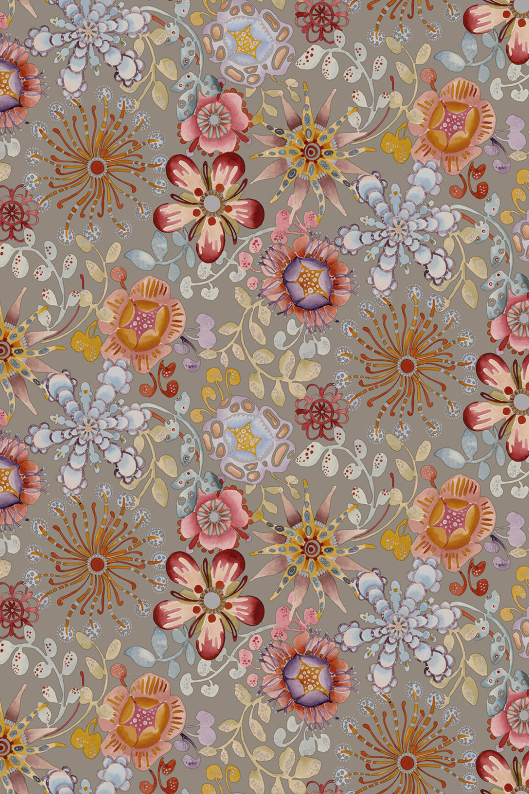 ARTE Magic Garden Missoni Home Wallcoverings 04 10310 afbeelding 1 "Geel","Bruin","Naturel","Roze"
