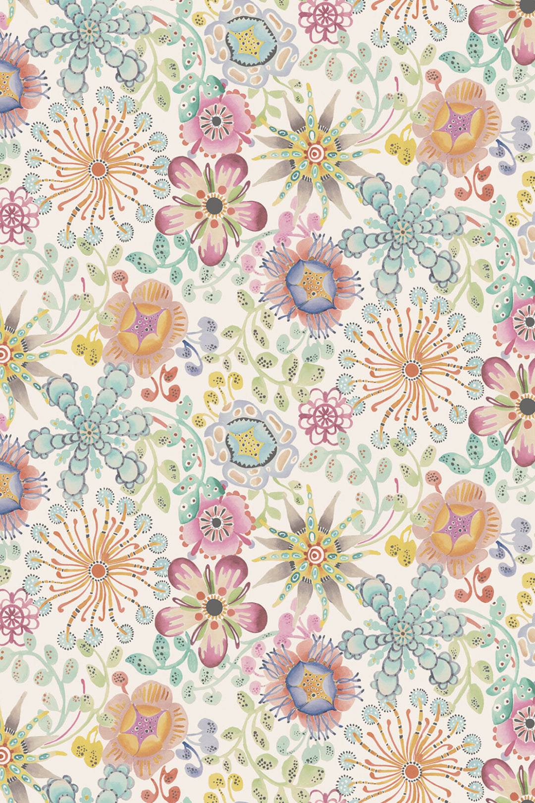 ARTE Magic Garden Missoni Home Wallcoverings 04 10312 afbeelding 1 "Geel","Naturel","Roze"