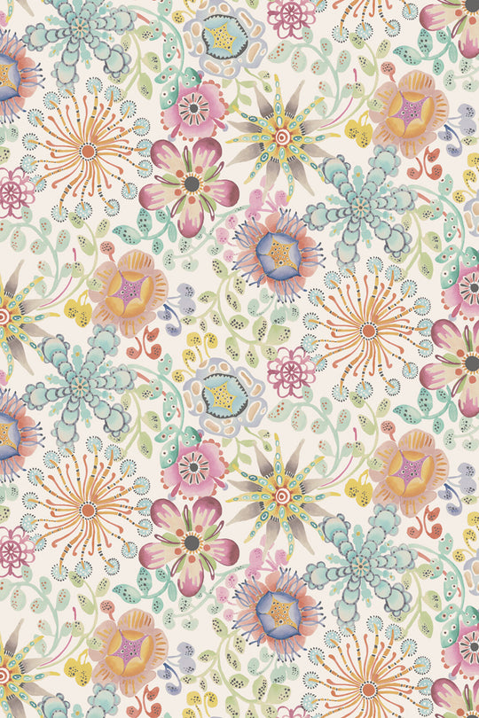 ARTE Magic Garden Missoni Home Wallcoverings 04 10312 afbeelding 1 "Geel","Naturel","Roze"
