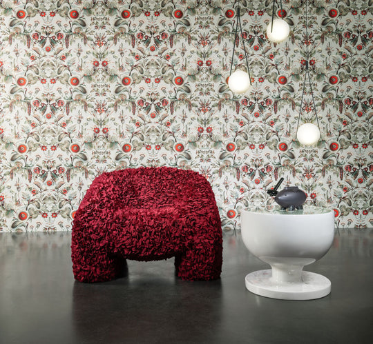 ARTE-Moooi-Wallcovering-Green-House-Coccinella-Bella-|-Sage-Green-MO5001 afbeelding 4 