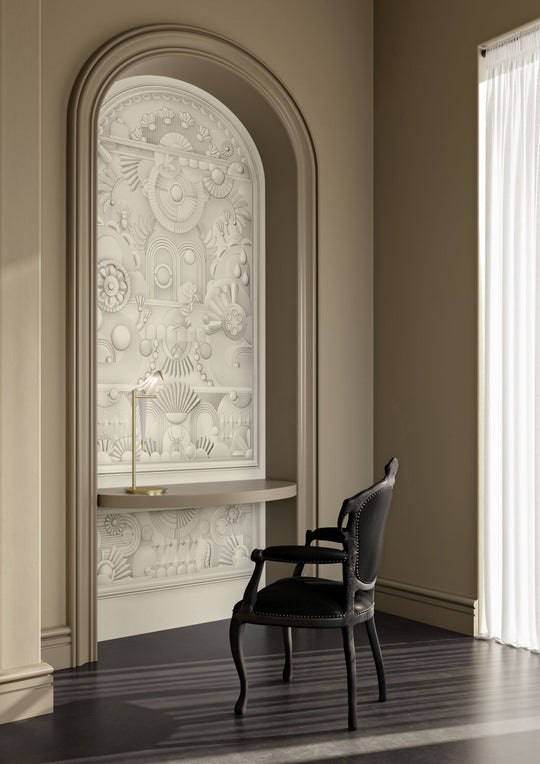 ARTE-Moooi-Wallcovering-Green-House-Greenhouse-Gathering-Arch-|-Forest-Green-MO5057 afbeelding 4 