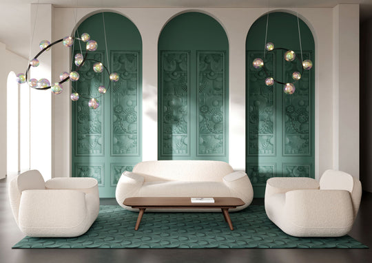 ARTE-Moooi-Wallcovering-Green-House-Greenhouse-Gathering-Window-|-Forest-Green-MO5052 afbeelding 4 