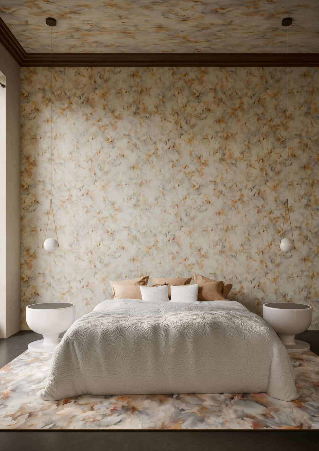 ARTE-Moooi-Wallcovering-Green-House-Silk-Bombis-|-Silk-Bronze-MO5010 afbeelding 4 