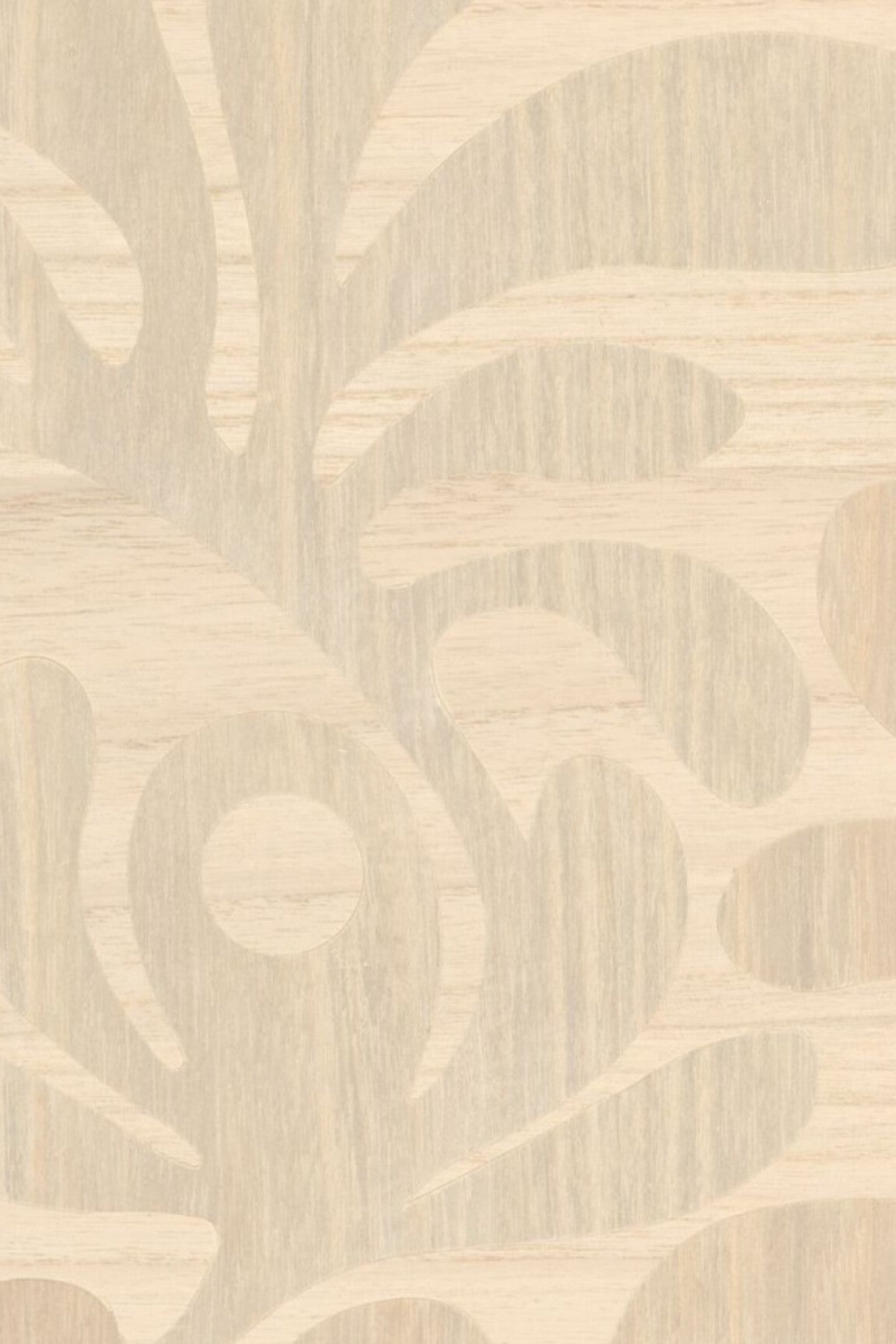 ARTE-Moooi-Wallcovering-Green-House-Woodblock-Beetle-Fern-|-Birch-MO5020 afbeelding 1 Naturel
