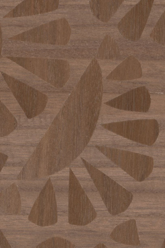 ARTE-Moooi-Wallcovering-Green-House-Woodblock-Beetle-Flora-|-Walnut-MO5061 afbeelding 1 Naturel