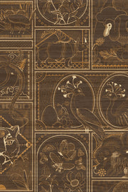 ARTE Golden Tiger Moooi Wallcovering Memento Moooi MO4042 afbeelding 1 "Goud","Bruin"