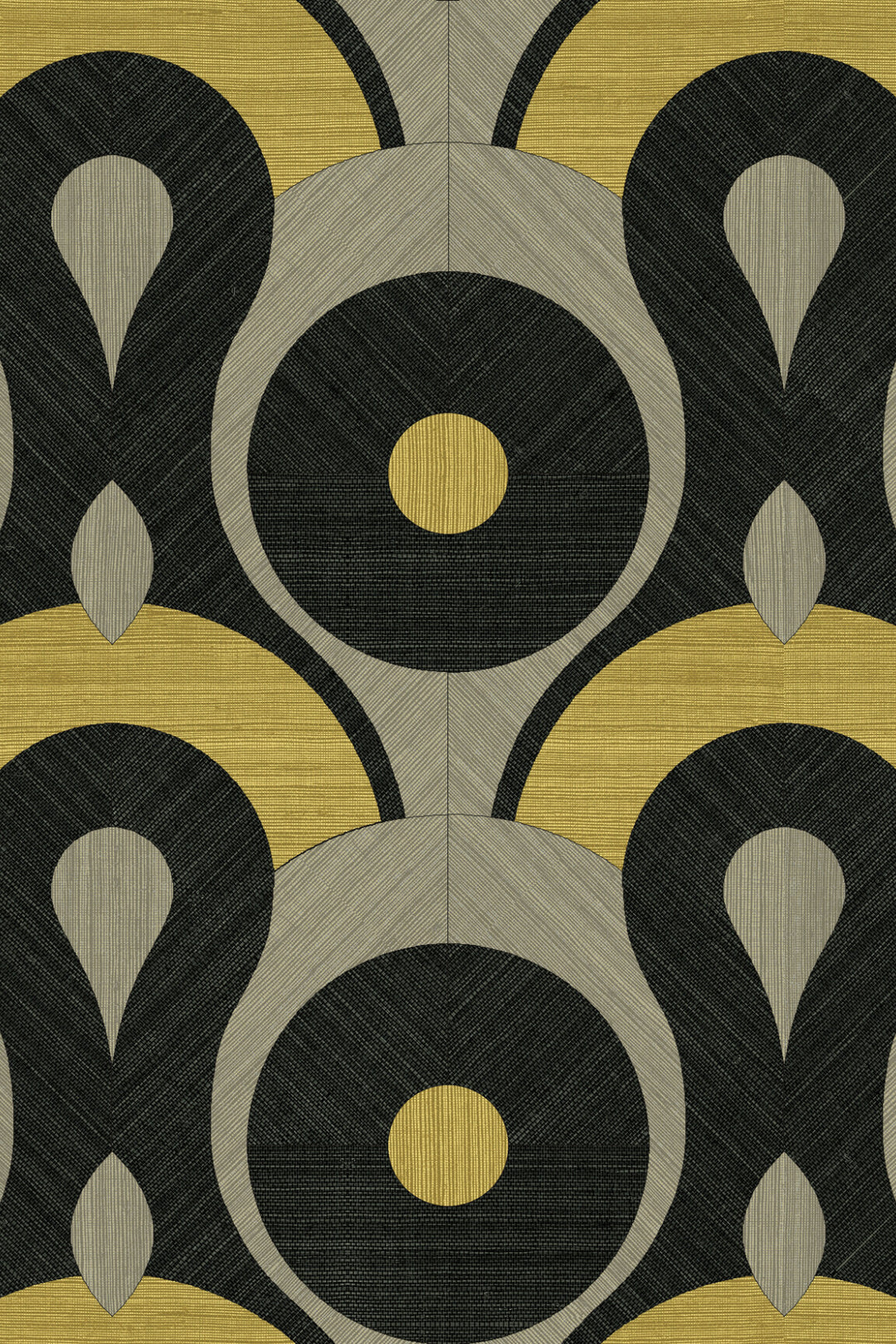 ARTE Queen Cobra Moooi Wallcovering Memento Moooi MO4012 afbeelding 1 "Geel","Zwart"
