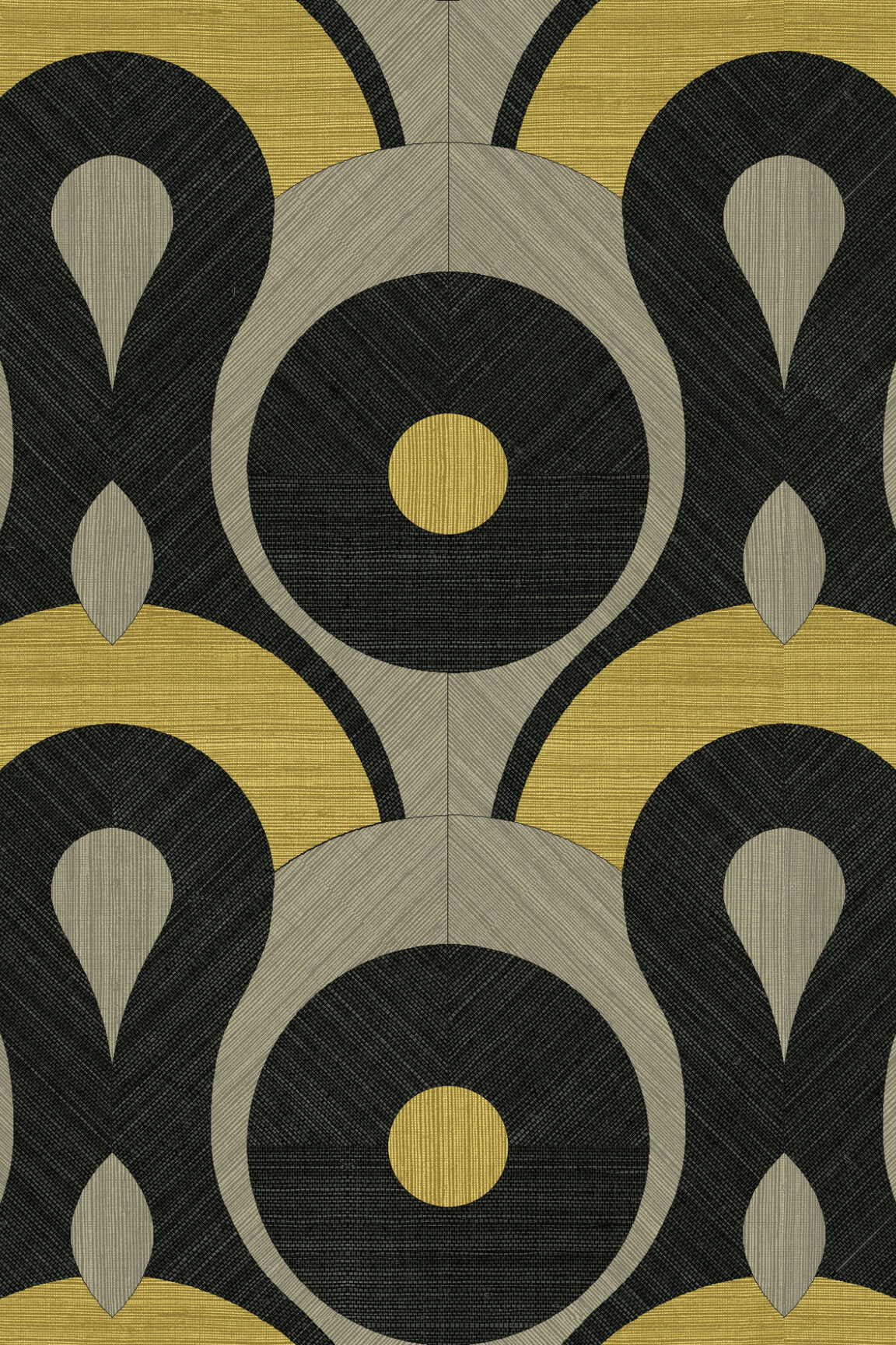 ARTE Queen Cobra Moooi Wallcovering Memento Moooi MO4012 afbeelding 1 "Geel","Zwart"