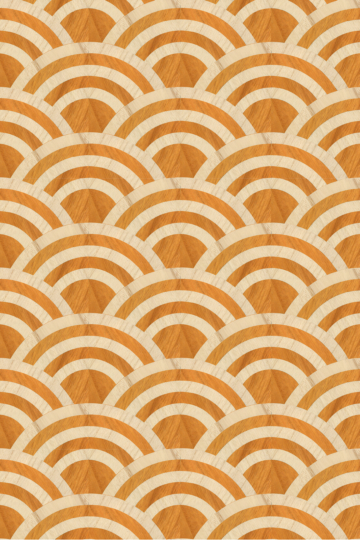 ARTE Lucky O's Moooi Wallcovering Tokyo Blue MO3041 afbeelding 1 "Oranje"