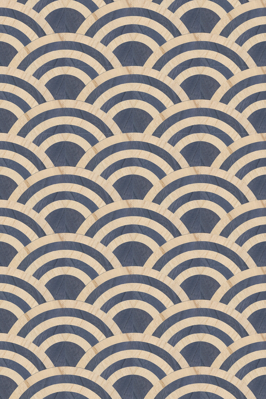 ARTE Lucky O's Moooi Wallcovering Tokyo Blue MO3043 afbeelding 1 "Blauw"