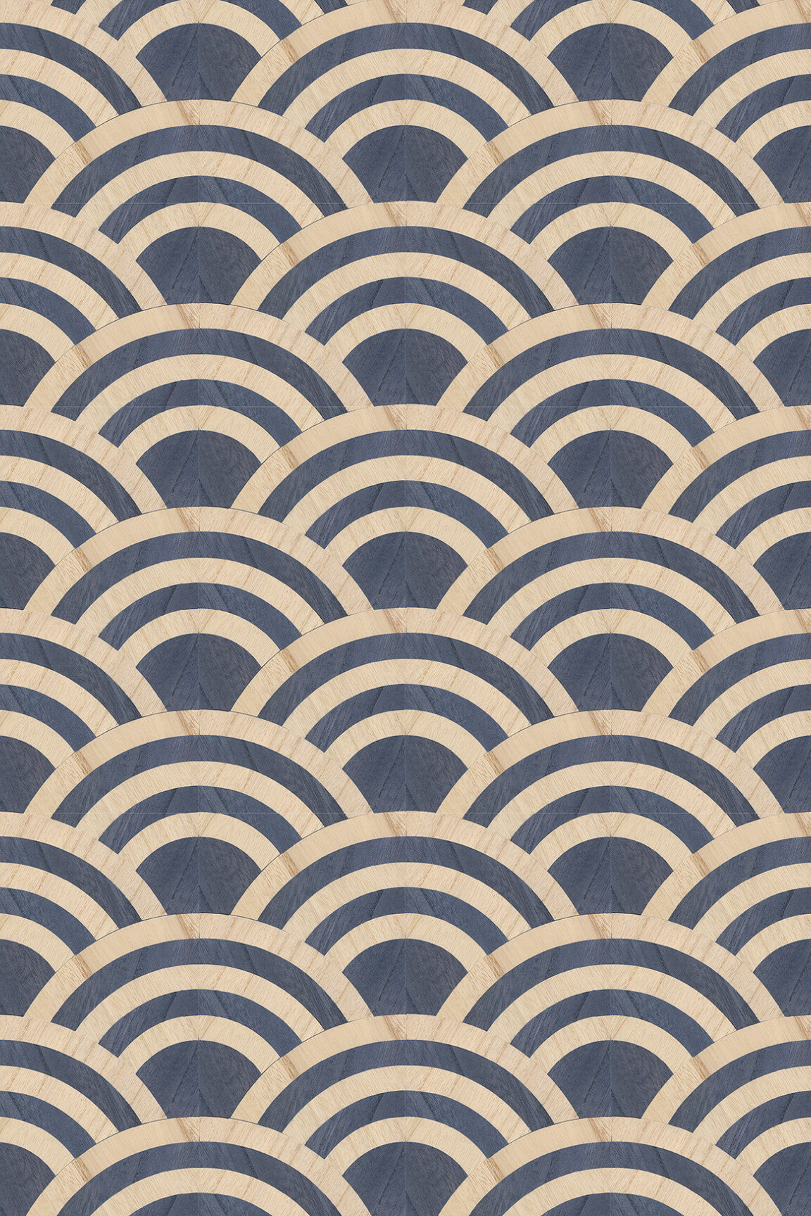 ARTE Lucky O's Moooi Wallcovering Tokyo Blue MO3043 afbeelding 1 "Blauw"