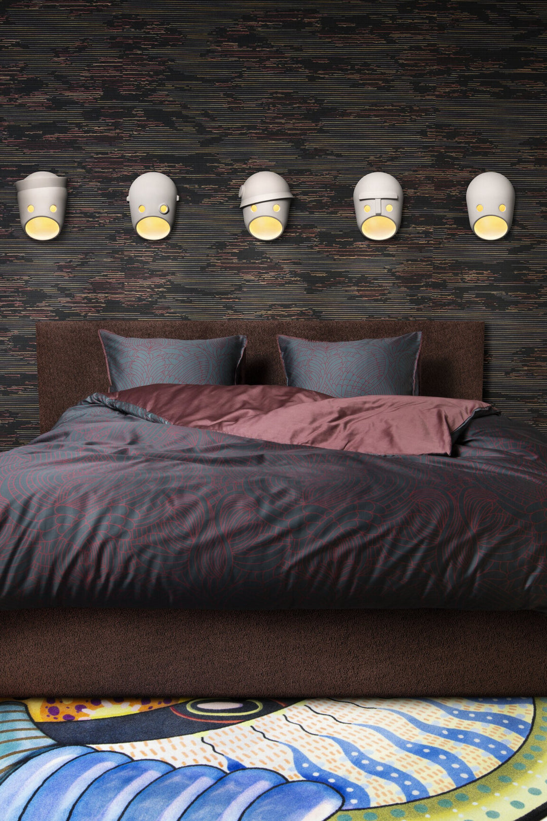 ARTE Tie-Tami Moooi Wallcovering Tokyo Blue MO3020 afbeelding 4