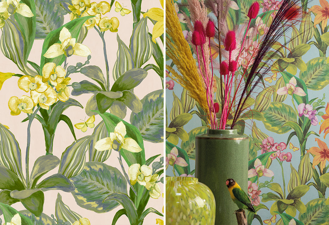 HookedOnWalls Breeze Orchidea behang BR24082Afbeelding 3