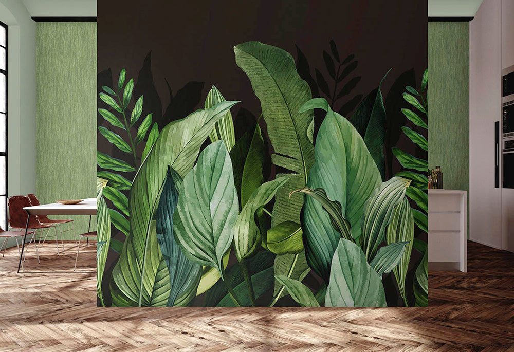 HookedOnWalls Caribbean Panoramique Tropical Forest behang 27201Afbeelding 2