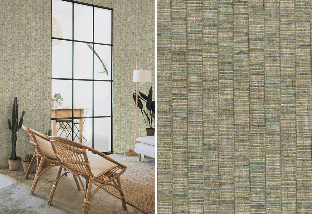 HookedOnWalls Lemuria Unito Ribbon Grass behang 60651Afbeelding 2
