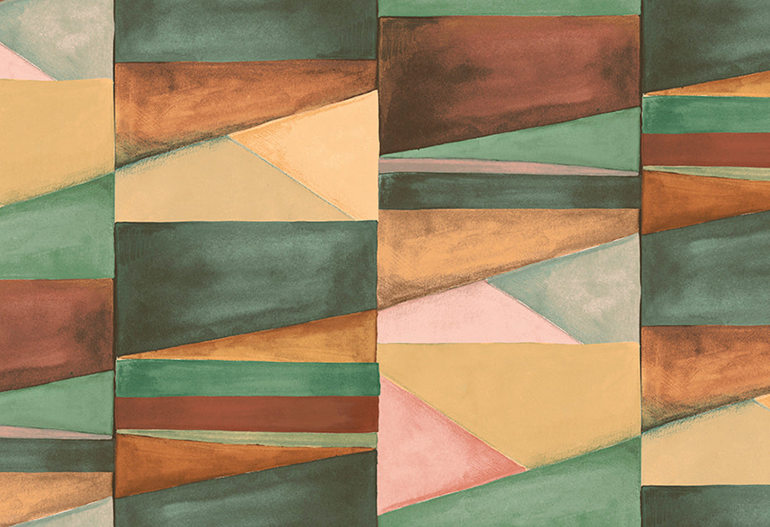 HookedOnWalls Silhouette Color Blocks behang 34835Afbeelding 1