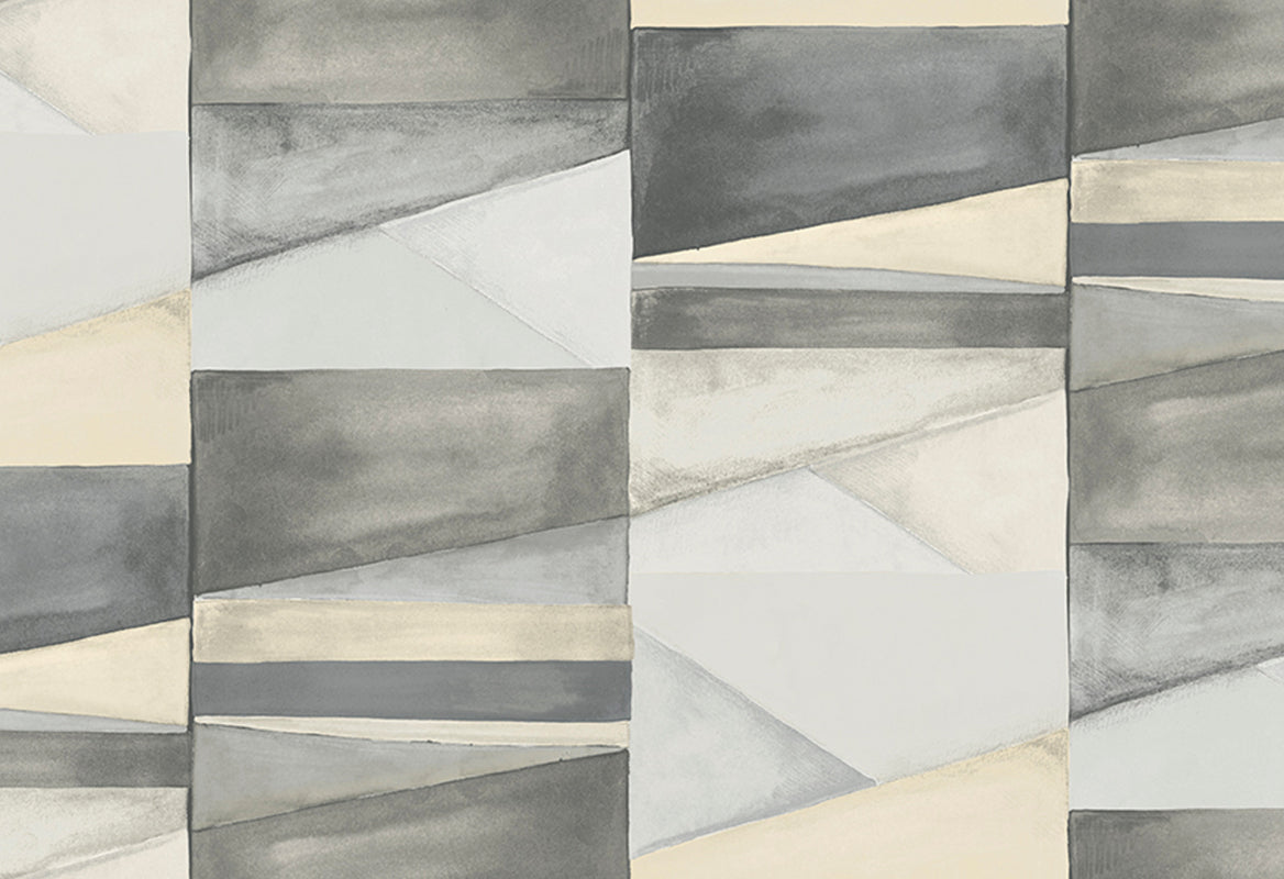 HookedOnWalls Silhouette Color Blocks behang 34834Afbeelding 1