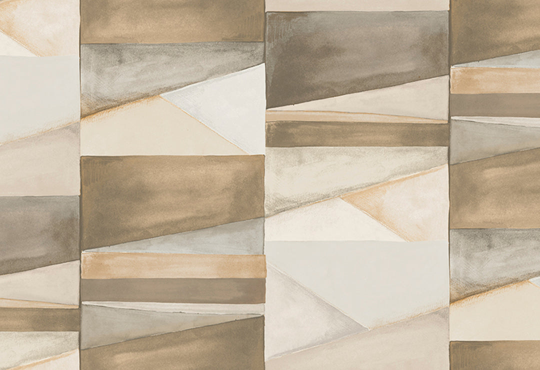 HookedOnWalls Silhouette Color Blocks behang 34833Afbeelding 1